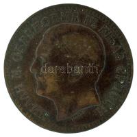 Szerbia 1879. 10p bronz "IV. Obrenović Milan" T: VF Serbia 1879. 10 Para bronze "Milan Obrenović IV" C: VF Krause KM#8