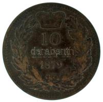 Szerbia 1879. 10p bronz "IV. Obrenović Milan" T: VF
Serbia 1879. 10 Para bronze "Mil...
