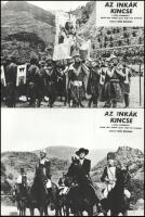 cca 1989 előtt készült, "Az inkák kincse" című film jelenetei és szereplői, 20 db vintage ...