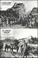 cca 1989 előtt készült, "Az inkák kincse" című film jelenetei és szereplői, 20 db vintage ...