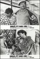 cca 1989 előtt készült, "Halló, itt Iván cár!" című szovjet film jelenetei és szereplői, 21 db vintage produkciós filmfotó (vitrinfotó, lobbyfotó) ezüst zselatinos fotópapíron, a használatból eredő (esetleges) kisebb hibákkal, 18x24 cm