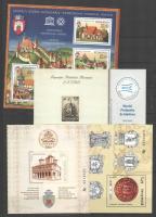 Románia 2008-2009 10 db blokk berakólapon