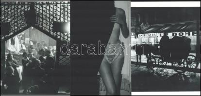 cca 1931 Brassai (eredetileg Halász Gyula) (1899-1984) magyar - francia fotóművész felvétele (Párizs éjjel c. sorozatából), a néhai Fővárosi Fotó Vállalat (FŐFOTÓ) Váci utcai Fotóművészet Galériájának archívumából 1 db modern nagyítás, jelzés nélkül, 21x15 cm