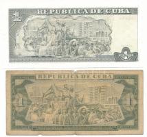 Kuba 1965. 1P "R 53 283077" + 2003. 1P "GD-55 760444" T:AU, VG, lyuk
Cuba 1965....