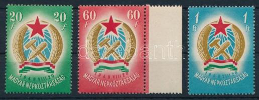 1949 Alkotmány (I.) sor makkos vízjellel (25.000)