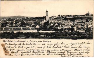 1907 Holics, Holic; látkép / general view (EK)