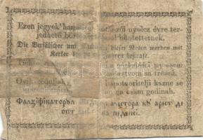 1848-49. "Kossuth-bankók" 15kr (2x), 30kr (1x), 2Ft (3x) két klf, 5Ft (1x) T:III,IV,IV- Ös...