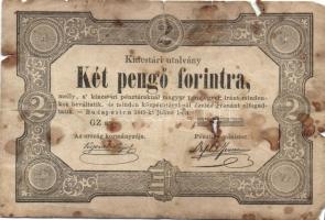 1848-49. "Kossuth-bankók" 15kr (2x), 30kr (1x), 2Ft (3x) két klf, 5Ft (1x) T:III,IV,IV- Ös...