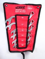 Verke 6 darabos íves csavarhúzó szett, 10-19 méret, tartóban