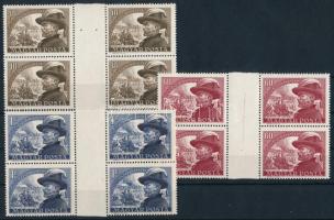 1950 Bem József (I.) sor ívközéprészes négyestömbökben (16.000)