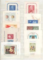 Románia 1960-1968 10 klf blokk berakólapon