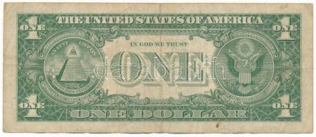 Amerikai Egyesült Államok 1961-1962. (1957A) 1$ "Silver Certificate - kisméretű", kék pecs...