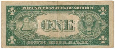 Amerikai Egyesült Államok 1935-1945 (1935A) 1$ "Silver Certificate" kisméretű, sárga pecsé...