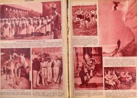1934 A Pesti Napló c. lap képes magazinjának majdnem teljes évfolyama bekötve. A kötés kissé szétese...