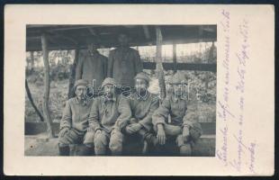 1915 Török gyalogság I. világháoborús fotólap / Turkish infantry WW. I.