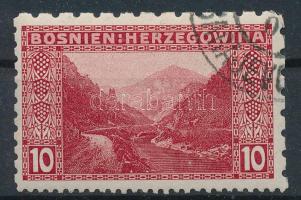 1906 10H bélyeg 6:6:12:9 vegyes fogazással