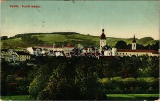 1913 Vsetín, Horní mesto. Karl Flok / general view (EM)