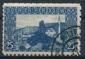 1906 25H bélyeg 6:6:9:9 vegyes fogazással