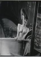 1933 André Kertész - korábban Kertész Andor (1894-1985) magyar - francia - amerikai fotóművész felvétele (Torzítások c. sorozatból a 21.sz.), 1 db modern nagyítás, jelzés nélkül, 21x15 cm