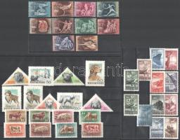 1950-1957 Kis tétel 3 stecklapon, benne "tarajos réce" tévnyomat (27.200) / small lot