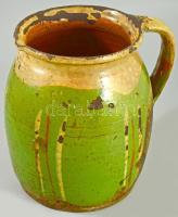 Fazék. Mezőtúr, 19. sz. vége, mázsérüléssel, m: 21 cm