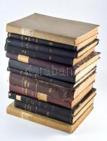 cca 1904-1942 Nagy jogi folyóirat tétel: Igazságügyi javaslatok tára (12 kötet) és Igazságügyi közlö...