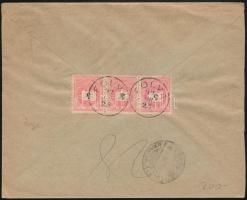 1897 Ajánlott levél / Registered cover "FOLYA" - "TEMESVÁR"