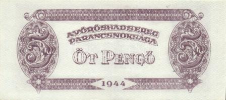 1944. 5P "V.H." (3x) T:II+