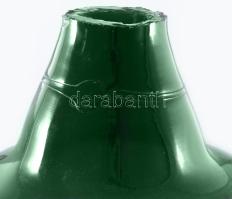 Borérlelő üvegballon. cca 19. sz. vége, Parád, zölden színezett hutaüveg, cca 50 liter, kis kopással...