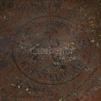 1910 A Krestelováci Magyar Katolikus Templomépítő Bizottság által adományozott emlékpajzs, pecséttel...