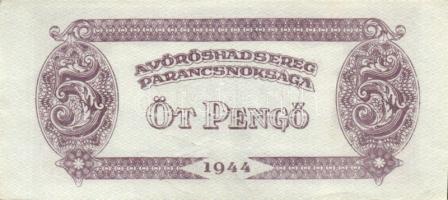 1944. 5P "V.H." (2x) T:II+