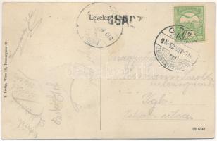 1910 Csaca, Csacza, Cadca, Caca; Klappholz szálloda, M. k. határszéli rendőri hivatal, szélmotor, Ki...