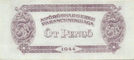 1944. 5P "V.H." (2x) T:II+