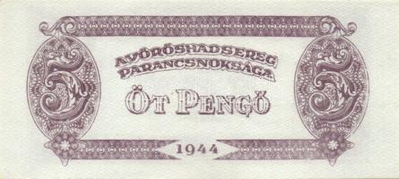 1944. 5P "V.H." (2x) T:II+