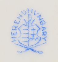 Herendi D'or et Vert mintás váza. Jelzett, hibátlan, m: 10 cm