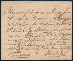 1825 Franco, piros / red "V.CLAUSENBURG"