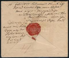 1825 Franco, piros / red "V.CLAUSENBURG"