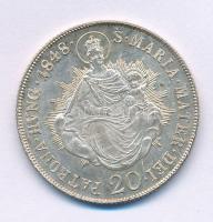 1848B 20kr Ag "V. Ferdinánd" T:AU kis patina Adamo D8