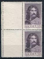 1952 A néphadsereg napja 20f függőleges pár baloldali üres mezőkkel