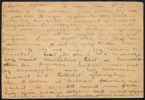 1944 Ajánlott cenzúrázott levelezőlap / Registered censored postcard