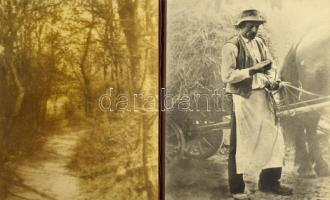 Orphanides János (1876-1939) fotóművész "Nagyítások II" című albuma, benne 68 darab klf té...