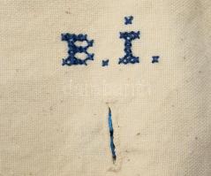 4 db antik szövet cipőszsák, pipere zsák, fésű tartó 35x44 cm-ig