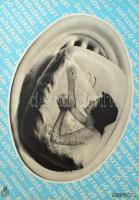 1972 Tisztaság - jó közérzet (Amo szappan női akt alakkal), egészségügyi felvilágosító plakát, papír, ofszet, Egyetemi Nyomda, 69x48 cm