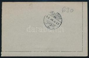 1916 Ajánlott díjjegyes zárt levelezőlap 3 bélyeges kiegészítéssel / Registered PS-reply card "...
