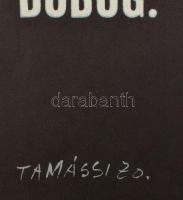 Tamássi Zoltán (1912-1997): Az egészséges szív tovább dobog, 1970. Plakát, ofszet, papír, jelzett a ...