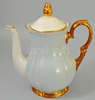 cca 1930/40 Roschützer Porzellanfabrik Unger &amp; Schilde art deco stílusú kávés készlet. Jelze...