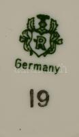 cca 1930/40 Roschützer Porzellanfabrik Unger &amp; Schilde art deco stílusú kávés készlet. Jelze...