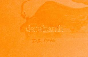 1976 Darvas Sándor (-): Lúdtalp is okozhatja. Egészségügyi felvilágosító plakát, ofszet, papír, jelz...