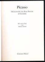 Picasso. Meisterwerke der Rosa Periode. 40 Gemälde. Mit einem Text von Helene Seckel. München, 1992,...