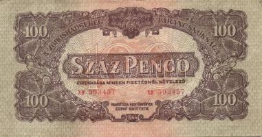 1944. "V. H." 100P (2x) T:II